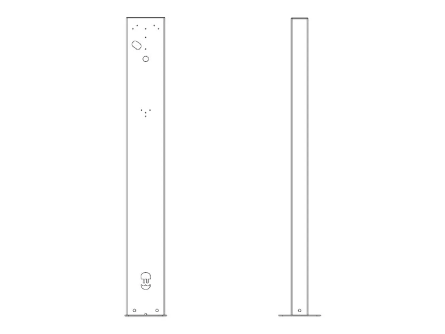 Wallbox | Piedestal Eiffel Basic Mono til Pulsar-familien