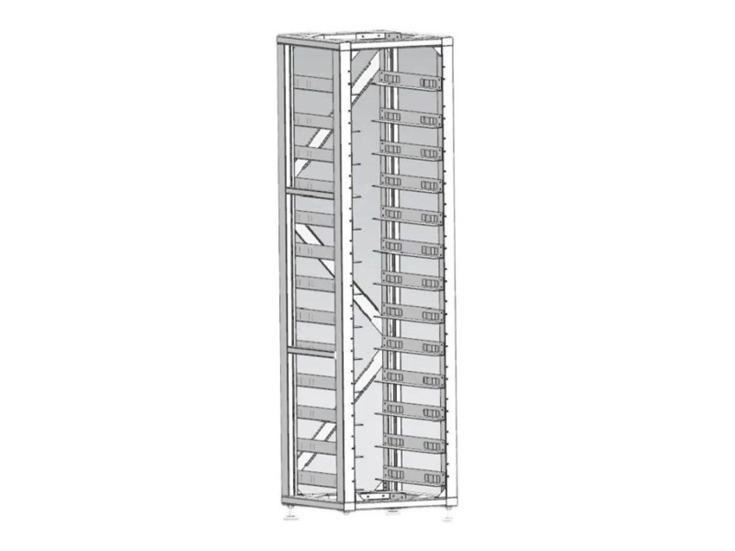 Deye ESS HV BOS-G Battery Rack 13 Layers