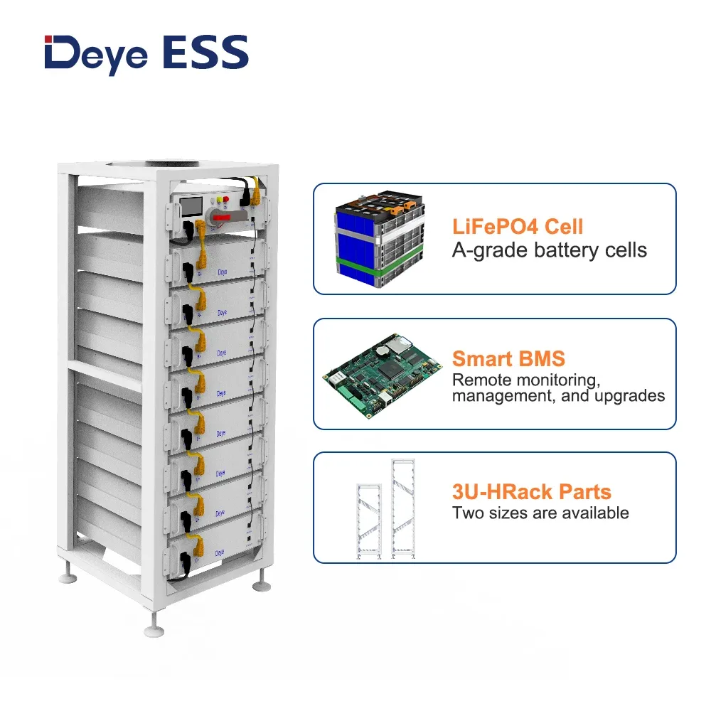 Deye ESS BOS Batteriegestell – 9 Schichten