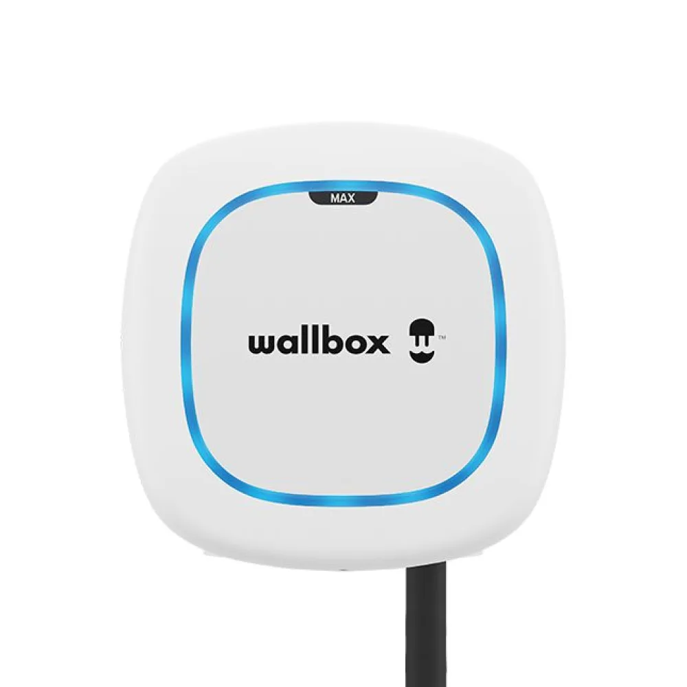 Wallbox Elbiloplader | Pulsar Max | 22 kW | Wi-Fi, Bluetooth | 7 m | Hvid