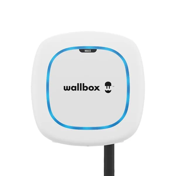 Încărcător Wallbox pentru vehicule electrice | Pulsar Max | 22 kW | Wi-Fi, Bluetooth | 5 m | Alb
