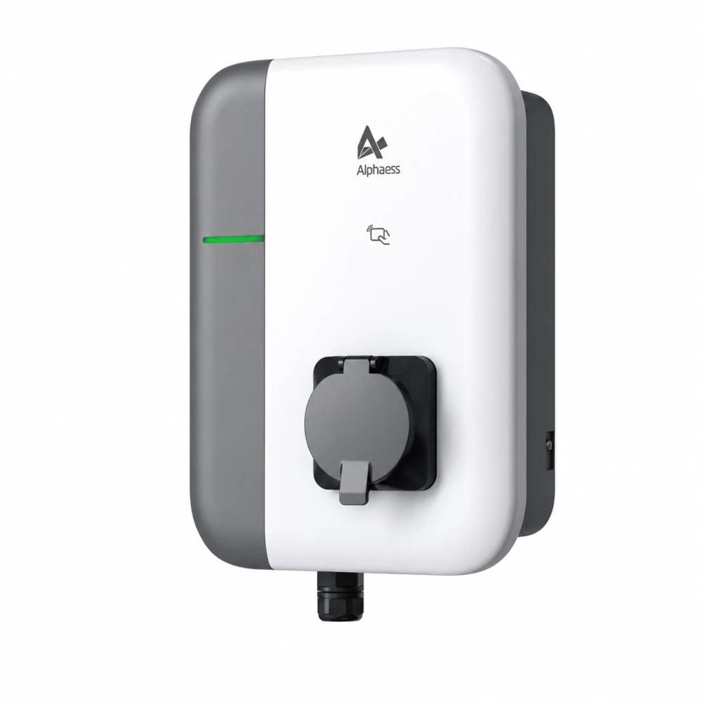 AlphaESS SMILE-G3-EVCT11 11 kW ladeboks, Type 2-stikdåse